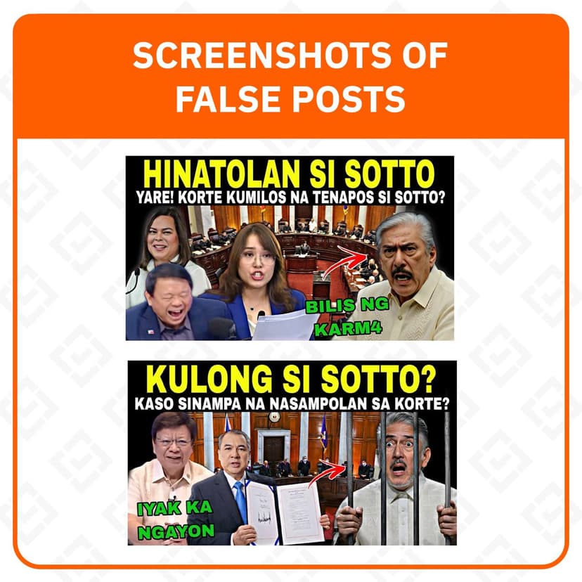 FACT CHECK: No SC Ruling Yet on Indirect Contempt Case Against Sotto
