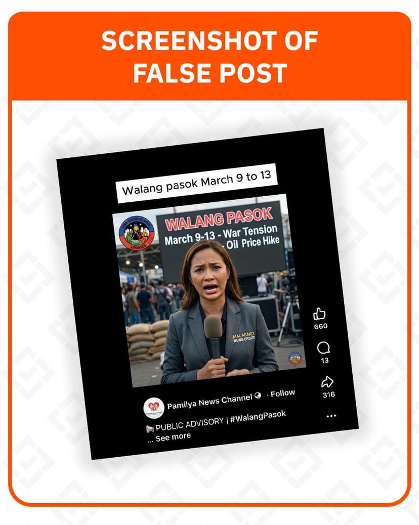 No Class Suspensions in Philippines Due to Middle East Tensions or Oil Price Hike