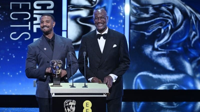 Bafta host urges understanding of Tourettes after racial slur shouted at Sinners stars Michael B Jordan and Delroy Lindo