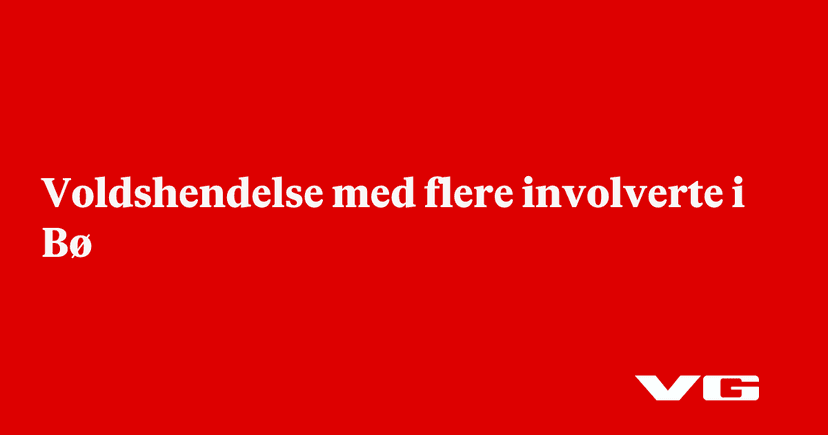 Multiple People Involved in Stabbing Incident in Bø, Norway