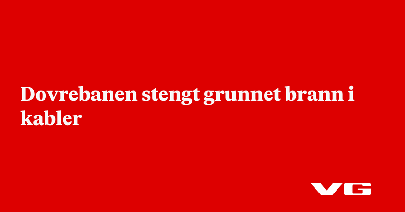 Dovrebanen Railway Line Closed Due to Signal Error