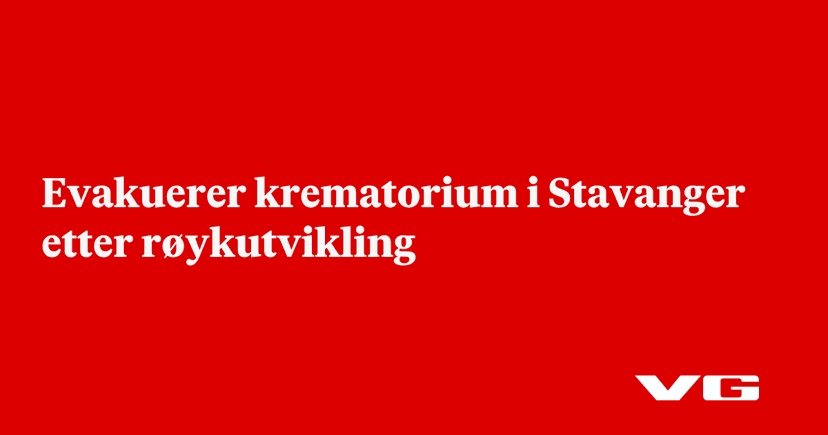 Evacuation of Crematorium in Stavanger Due to Smoke Development