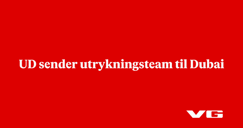 UD sends rapid response team to Dubai