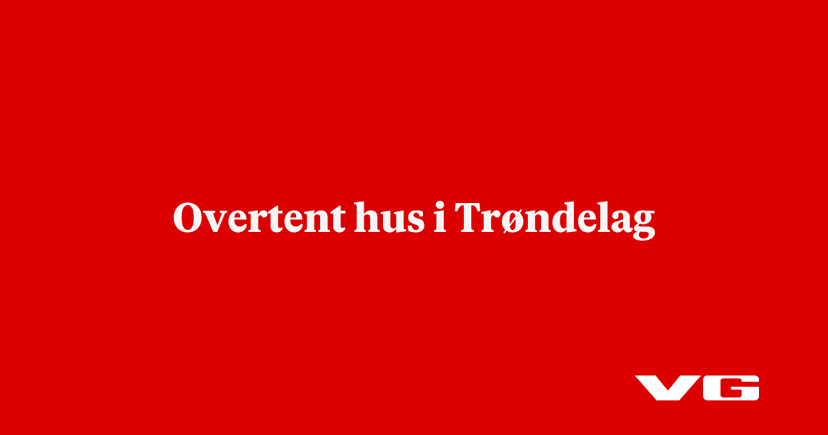 House Fire in Grong, Trøndelag, Norway