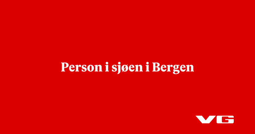 Person in the Water in Bergen, Norway