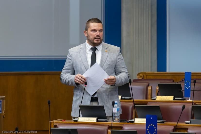 Montenegrin MP Mikić Criticizes 'Circus' in Parliament Over Unread Amendments