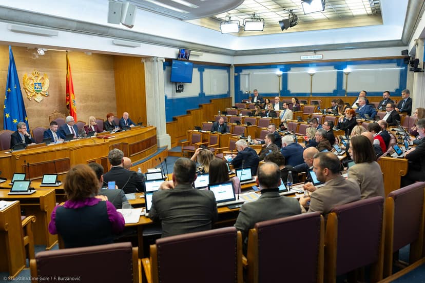Montenegrin Parliament to discuss internal affairs and ANB laws