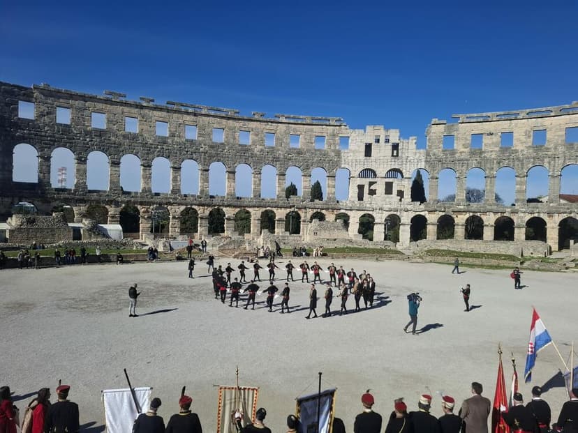 Bokeljska mornarica u pulskoj Areni: "Potvrđena važnost očuvanja...