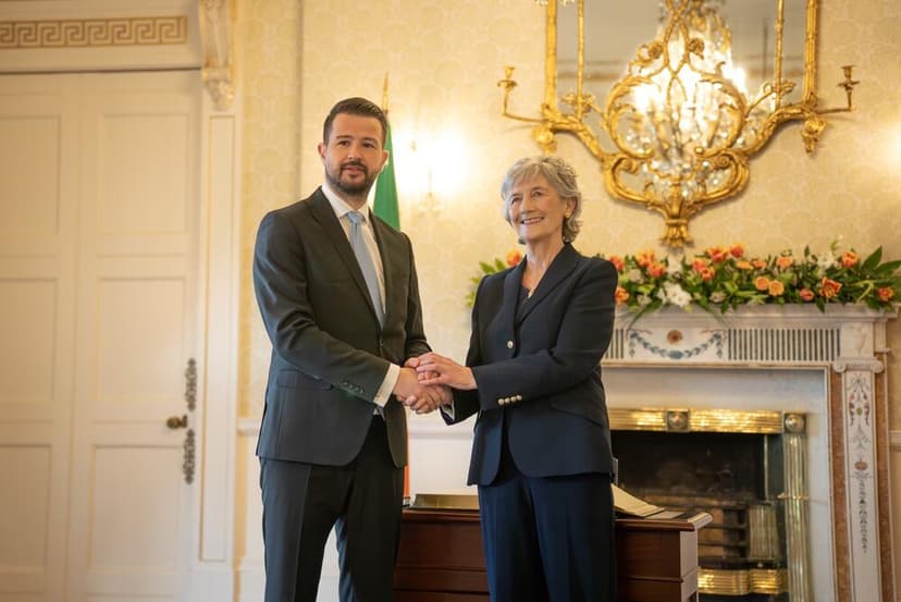 Montenegrin and Irish Presidents Discuss EU Enlargement