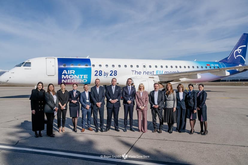 Montenegro Brands National Airline with EU Membership Message