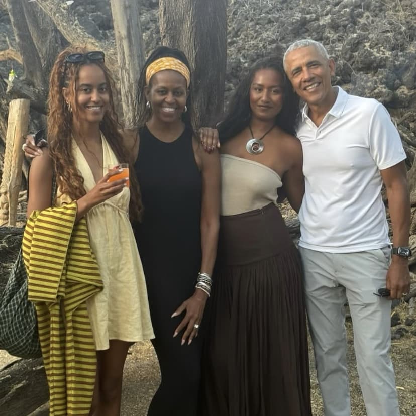 Sasha Obama Makes Rare Public Appearance with Parents