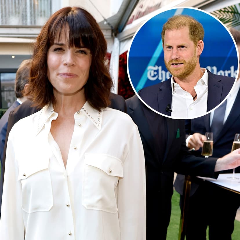 Neve Campbell Clarifies Prince Harry 'Date' Rumors