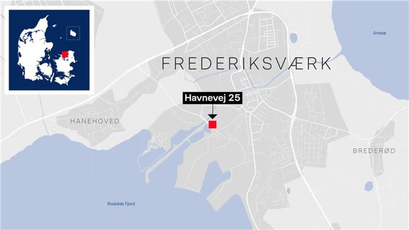 Town hall, library and several day care facilities close in Frederiksværk after smoke development from fire