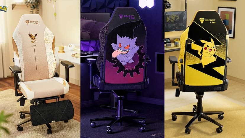 Preorder Secretlab's Pokémon Themed Titan Evo Gaming Chairs for Pokémon Day