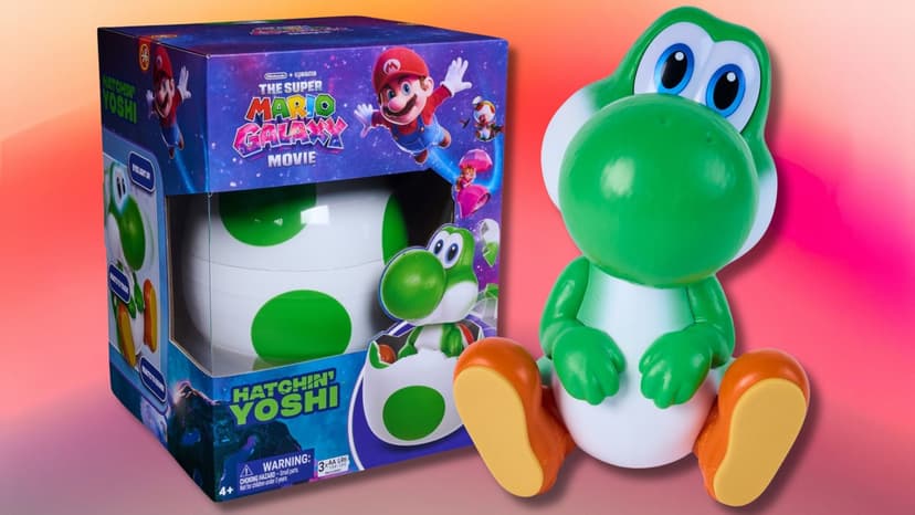 Hatchin’ Yoshi Toy From The Super Mario Galaxy Movie Is Back in Stock at Walmart
