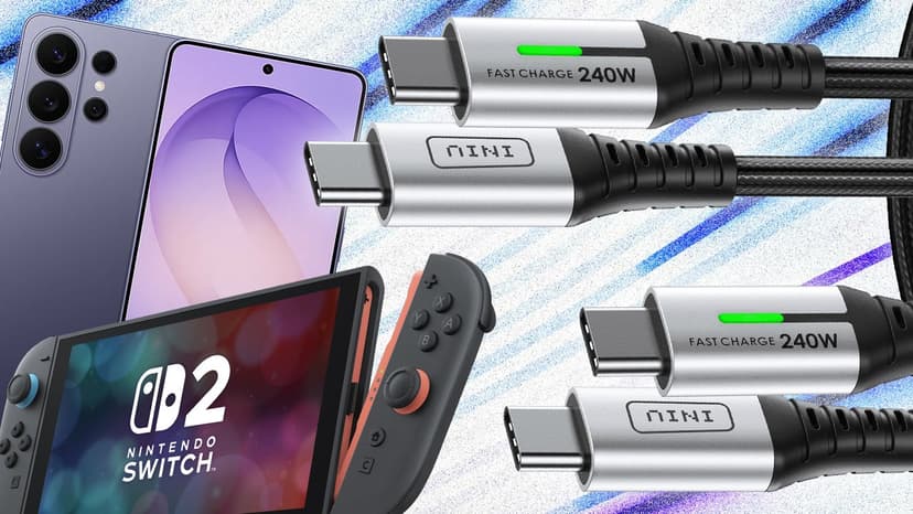 Get a 2-Pack of 6.6ft USB Type-C Cables for $5.99