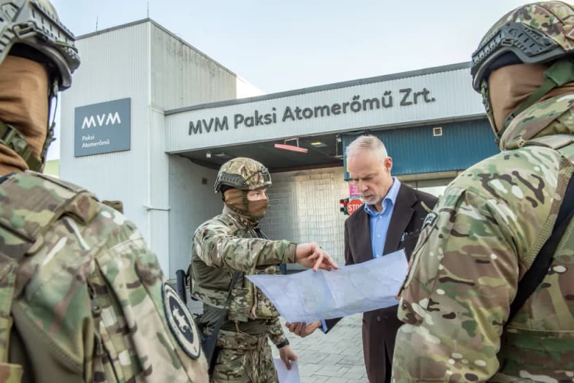 Hungary's government posts sensitive photos of Paks Nuclear Power Plant online