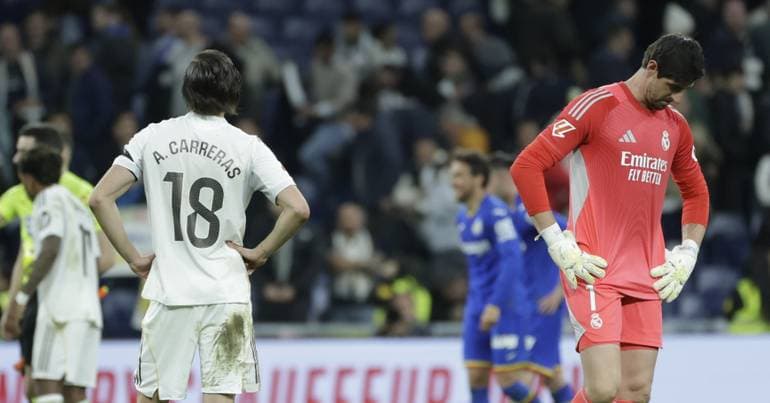 Real Madrid loses to Getafe and is four points off the top