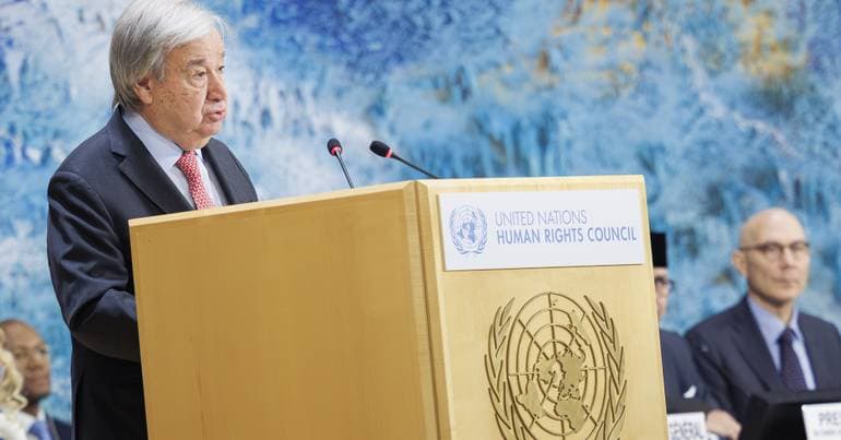 UN Secretary-General Guterres Condemns Ukraine War, Calls for Ceasefire