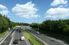 Part of the M4 closed after man (60s) dies after being struck by lorry