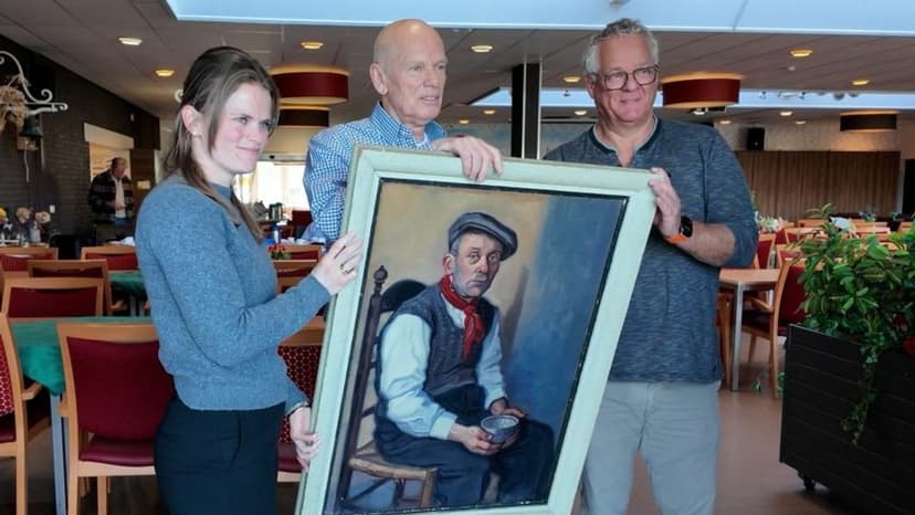 Artist's Painting Returned to Family After Heirs Located via Social Media