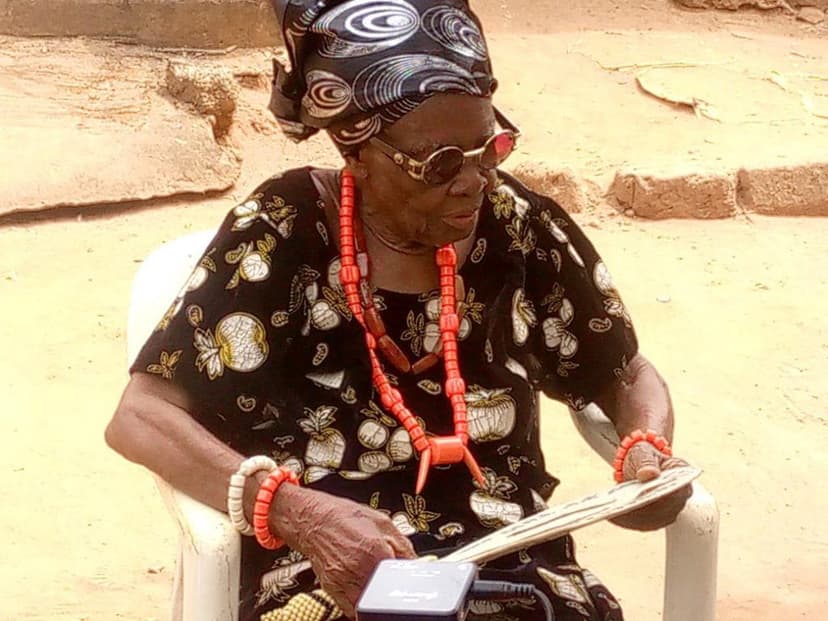 Release Nnamdi Kanu to me before I die — 99-yr-old woman urges Tinubu