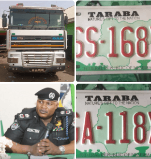 Nasarawa Police recover stolen DAF truck cabin, arrest two suspects