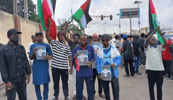 Islamic group protests in Lagos over Khamenei’s death