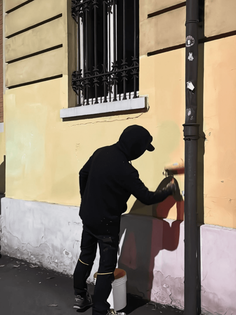 Ghost Pitùr: Who is the “Phantom” who erases graffiti from walls at night