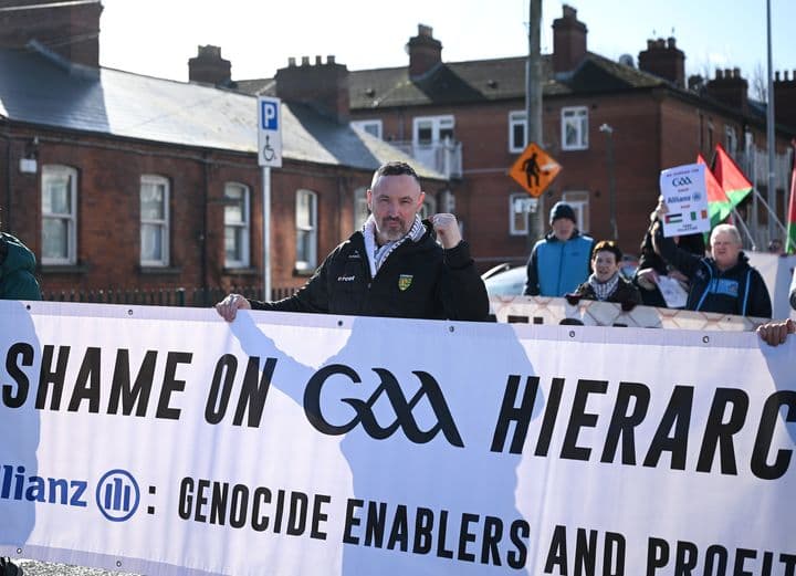 GAA Congress paused after protesters against Allianz sponsorship deal gain access to Hogan Stand
