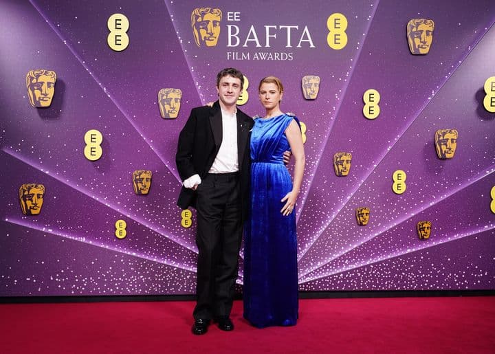 Gallery: Jessie Buckley and Paul Mescal among galaxy of stars on Bafta red carpet