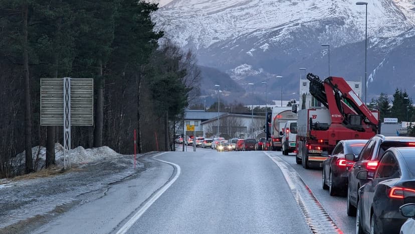 Serious Accident on E39 in Volda, Norway