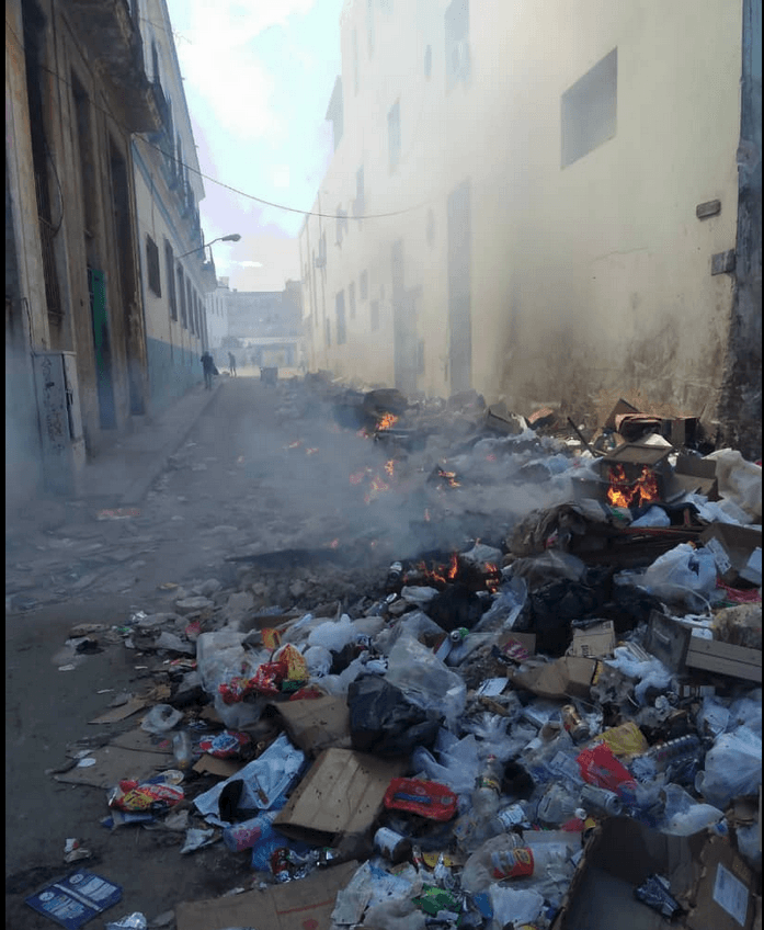 Rage and Garbage Burn in Havana