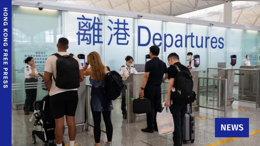 British tourist arrested over damaging check-in kiosks at Hong Kong airport released on HK$5,000 bail