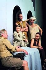 Sex strike for Greek world peace: "Lysistrata" at the Burg-Kasino