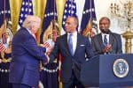 Donald Trump Denies Racism While Honoring Black Americans