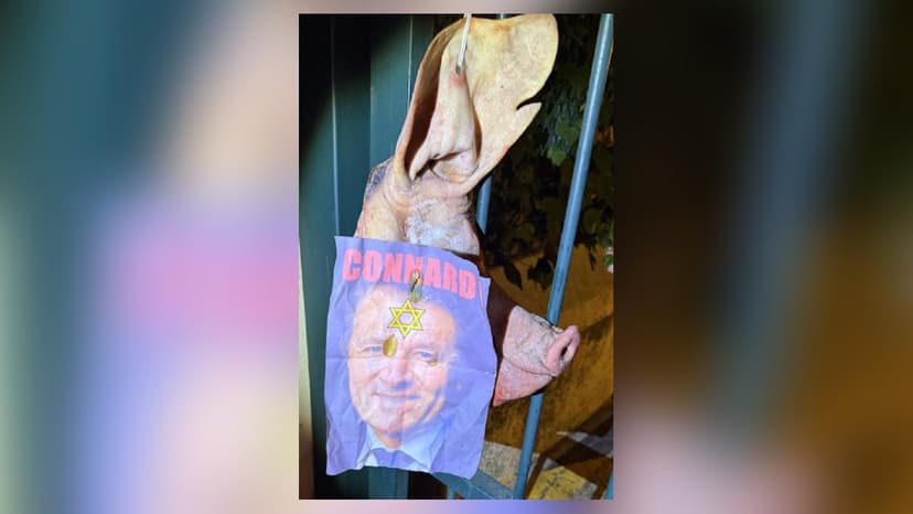 Pig's Head Found at Nice Mayor's Home with Star of David