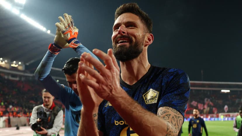 39 ans et toujours fringant: Olivier Giroud est devenu ... le plus vieux buteur de l’histoire de la Ligue Europa