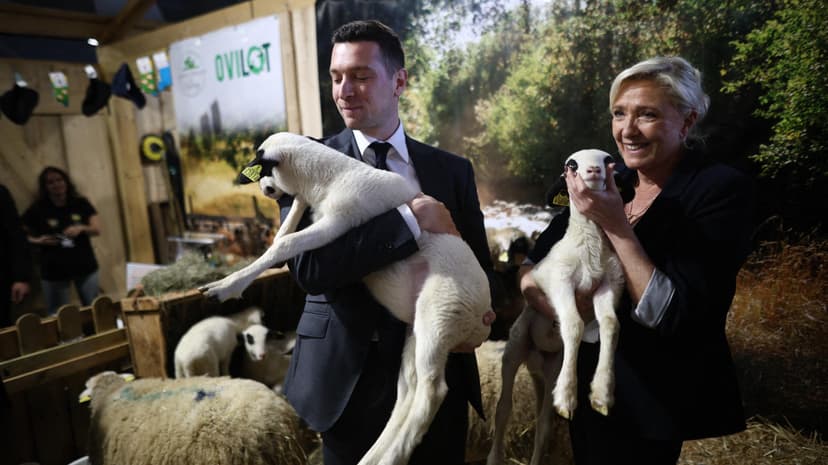 Marine Le Pen and Jordan Bardella Show Unity at Agricultural Show