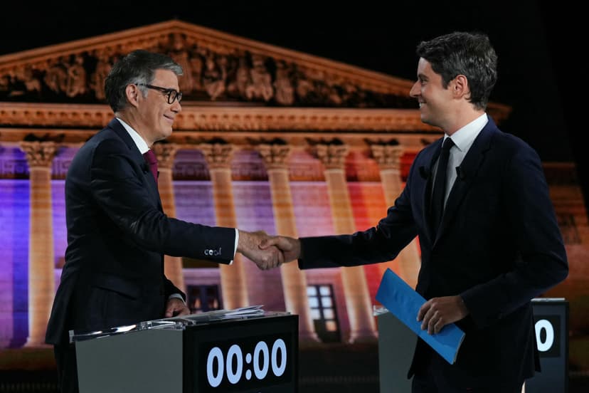 Gabriel Attal and Olivier Faure Hold Discreet Meeting in Kyiv