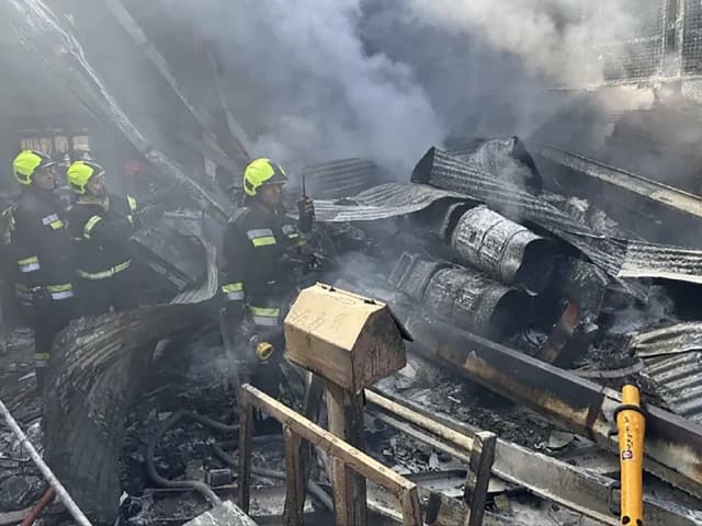 Four Killed as Army Helicopter Crashes into Market in Iran