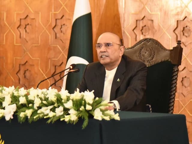 Pakistan’s action in Afghanistan rooted in right to self-defence: President Zardari