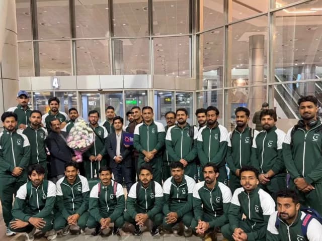 Pakistan Hockey team arrives in Egypt for World Cup Qualifiers
