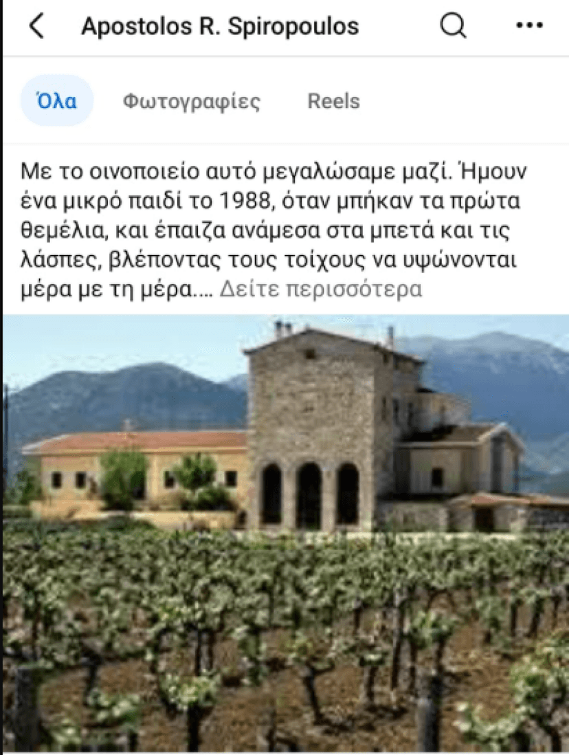 Apostolos Spyropoulos Accuses Family Over Winery Auctions