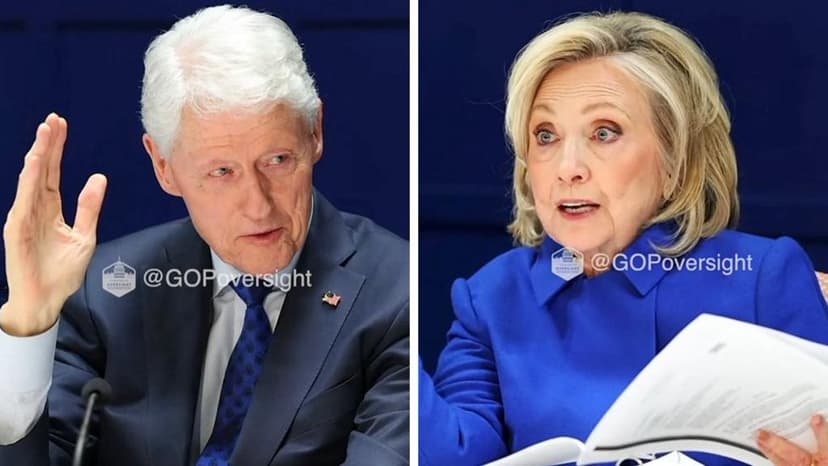 Leaked photo, hot tub, and Pizzagate - video of Clintons' testimony on Epstein ties released