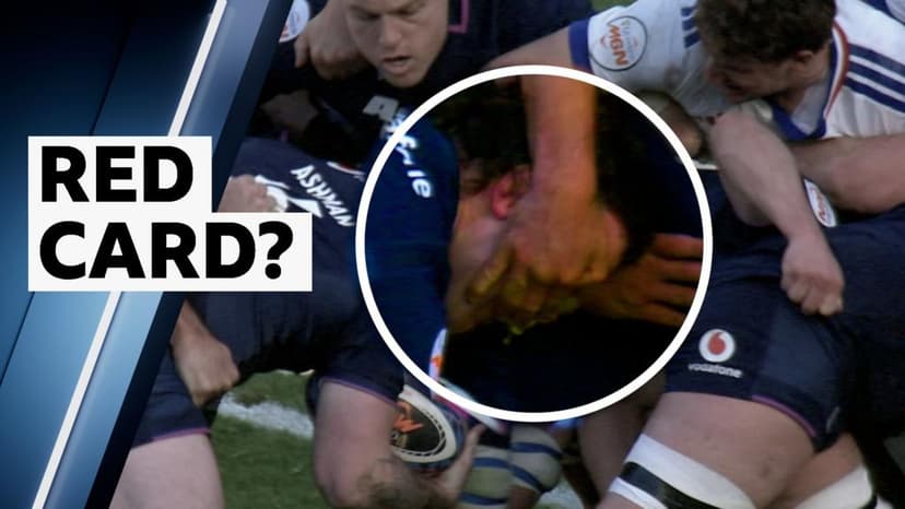 Did France's Jegou escape red card in Scotland match?