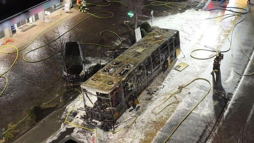 At least six dead in Switzerland bus fire