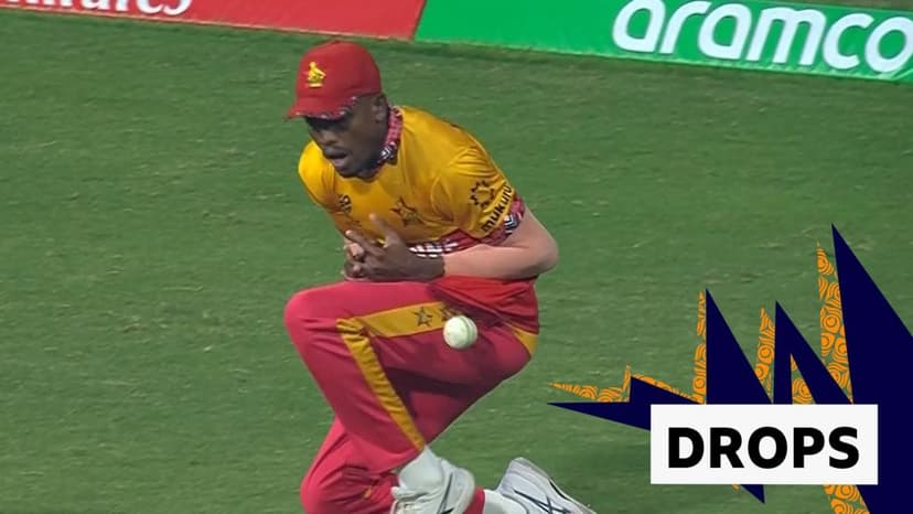 'Oh no!' - Zimbabwe fielder drops same batter twice