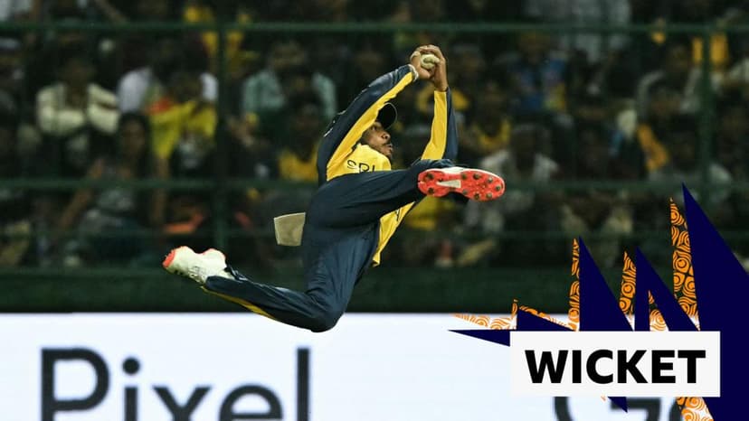 Pathum Nissanka Takes Incredible Catch in T20 World Cup