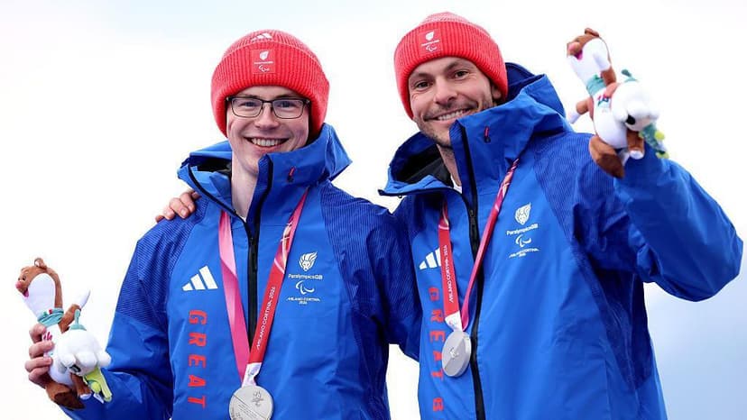 Banchory's Simpson and guide Poth win Paralympic silver for GB